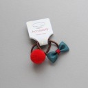 Gomma per capelli con decorazione - 2 pz 12