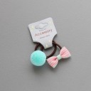 Gomma per capelli con decorazione - 2 pz 13