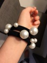 Gomma per capelli con perle - 2 pz 3