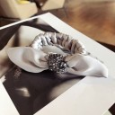 Gomma per capelli elegante con strass 5