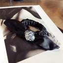 Gomma per capelli elegante con strass 3