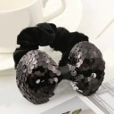 Gomme à cheveux avec des paillettes 4