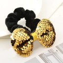 Gomme à cheveux avec des paillettes 3