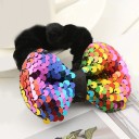 Gomme à cheveux avec des paillettes 5