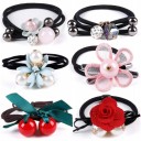 Gommes à cheveux avec des ornements colorés - 6 pcs 2