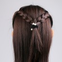 Gommes à cheveux avec perles - 10 pcs 10
