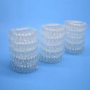 Gommes à cheveux en plastique spiralées - 10 pcs 3