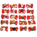 Gommes pour chiens avec nœud de Noël 10 pcs 3