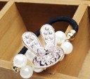 Gommette à cheveux avec perles et décorations 6