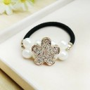 Gommette à cheveux avec perles et décorations 9