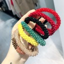 Gommette à cheveux avec perles 1