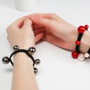 Gommette à cheveux avec perles 3
