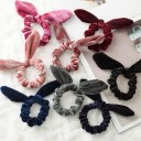 Gommette en velours pour cheveux 1