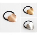 Gommette pour cheveux avec un cœur en métal 2