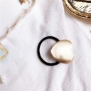 Gommette pour cheveux avec un cœur en métal 3