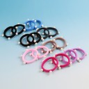 Gommini per capelli con perline - 10 pz 3