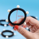 Gommini per capelli con perline - 10 pz 6