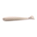 Gommose pesci ring shad 9,7 cm 4,7 g Confezione da 6 pz Esche morbide con sale e microcanali Per la pesca a traina su pesci predatori 11