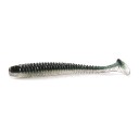 Gommose pesci ring shad 9,7 cm 4,7 g Confezione da 6 pz Esche morbide con sale e microcanali Per la pesca a traina su pesci predatori 10