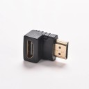 Γωνιακός αντάπτορας HDMI M/F 4