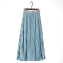 Gonna a pieghe da donna con cintura A1149 7