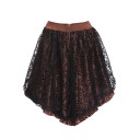 Gonna asimmetrica da donna con pizzo 4