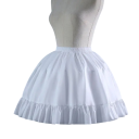 Gonna corta bianca da donna in tulle Délka 45 cm Pas 50–95 cm Průměr 55 cm 3
