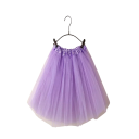 Gonna corta estiva in tulle per donne adulte Gonna a strati in tutù da balletto con vita elastica Gonna leggera per danza cosplay 17