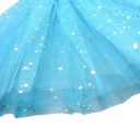 Gonna da ragazza 2–8 anni Monocromatica In pizzo con glitter Sotto il ginocchio Acrilico Gonna da festa per piccole signorine 2