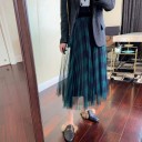 Gonna in tulle da donna con motivo a quadri 5