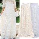 Gonna lunga in pizzo da donna A1587 1