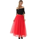 Gonna lunga in tulle da donna G18 18