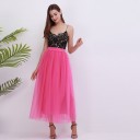 Gonna lunga in tulle da donna G18 10