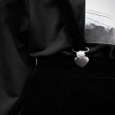 Gonna mini nera da donna con spalline A1133 1