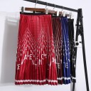 Gonna plissettata da donna con lettere 1