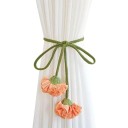 Gordijnband met decoratieve kwastdecoratie 6x55 cm polyester katoen voor het samenbinden van gordijnen en vitrage in het interieur 2