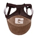 Gorra de béisbol transpirable para perros Sombrero solar para viajar y hacer deporte Accesorios para mascotas Circunferencia del cuello 1