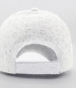 Gorra de mujer de encaje con patrón floral Superficie de encaje en toda la gorra, incluida la visera Gorra de algodón Contorno de cabeza de 55 5