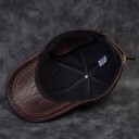 Gorra de piel para hombre T173 4