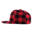 Gorra snapback a cuadros 1