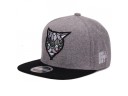 Gorra snapback para hombre con bordado de cabeza de animal geométrica Visera plana Tela de algodón jaspeada Circunferencia de cabeza de 56 a 60 2
