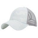 Gorra trucker feminina com padrão camuflado T9 10