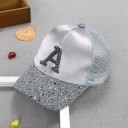 Gorra trucker infantil com a letra T897 A