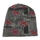 Gorro com estampado para a primavera e outono Fino, 100 % algodão Estampado integral com inscrições e motivos gráficos Circunferência da cabeça 54 a 7