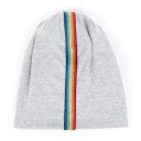 Gorro com risca arco-íris 5