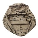 Gorro con estampado de texto escrito a mano En estilo hip hop para hombres y mujeres Gorro delgado de algodón para primavera y otoño Corte 10