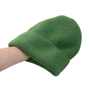 Gorro de inverno em malha térmica de pelúcia com pele de coelho Candy Color estilo coreano unissexo gorro quente para mulheres e homens no outono e inverno 5