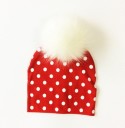 Gorro de Inverno Infantil com Bolinhas J577 6