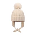 Gorro de Inverno Infantil com Pom-Pom Circunferência 43–58 cm 2–8 anos Algodão poliéster Gorro quente com abas para as orelhas Gorro 11