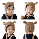 Gorro de Inverno Infantil em Croché Circunferência da Cabeça 44–48 cm 3–24 meses Gorro Quente em Acrílico com Orelhas 2